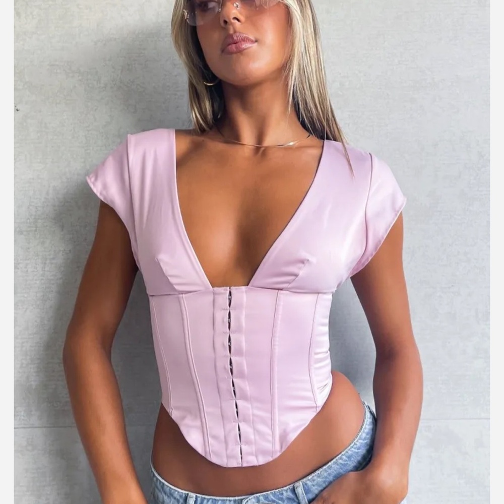 White Fox No Love Lost Bustier Blush